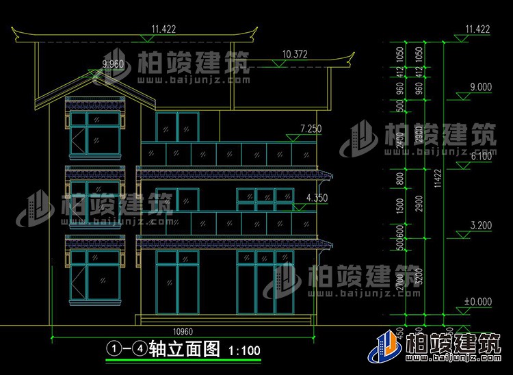 正立面图